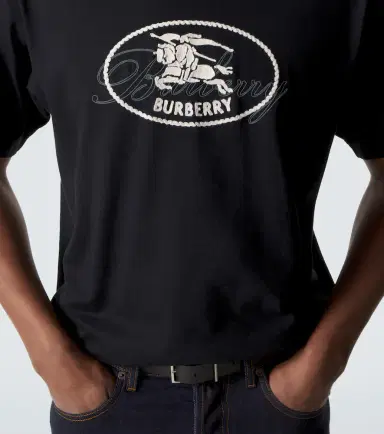 Burberry Ryan embroidered cotton T-shirt | Thumbnail 2 Burberry Ryan embroidered cotton T-shirt | Thumbnail 2