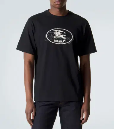 Burberry Ryan embroidered cotton T-shirt | Thumbnail 6 Burberry Ryan embroidered cotton T-shirt | Thumbnail 6