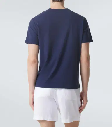Vilebrequin Embroidered cotton jersey T-shirt | Thumbnail 2