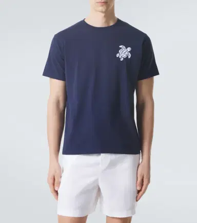 Vilebrequin Embroidered cotton jersey T-shirt | Thumbnail 4