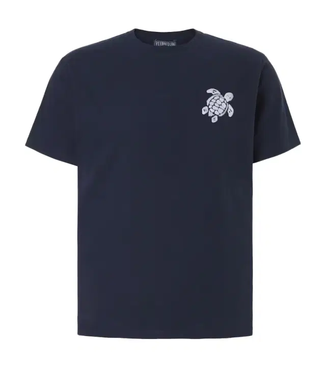 Embroidered cotton jersey T-shirt