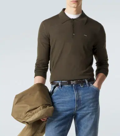 Prada Virgin wool polo sweater | Thumbnail 5 Prada Virgin wool polo sweater | Thumbnail 5