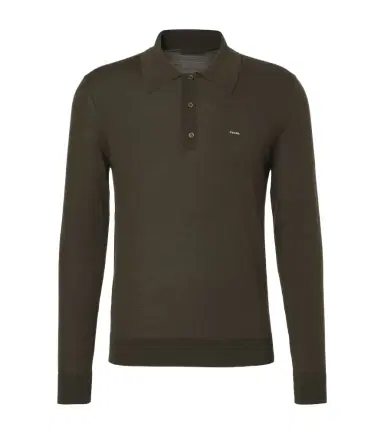Prada Virgin wool polo sweater | Thumbnail 1 Prada Virgin wool polo sweater | Thumbnail 1