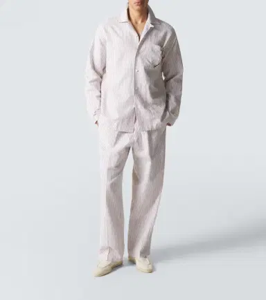 UMIT BENAN Havana striped linen and cotton shirt | Thumbnail 2 UMIT BENAN Havana striped linen and cotton shirt | Thumbnail 2