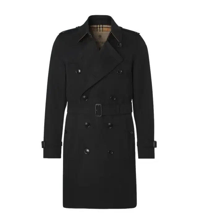 Cotton gabardine trench coat