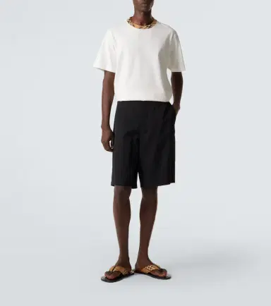Burberry Check leather-trimmed thong sandals | Thumbnail 7