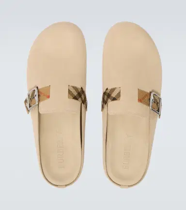 Burberry Urchin suede clogs | Thumbnail 2 Burberry Urchin suede clogs | Thumbnail 2