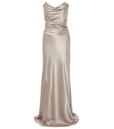 The Sei Silk satin bustier gown | Thumbnail 1