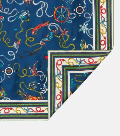 ALÉMAIS Alémais Printed silk twill scarf | Thumbnail 2