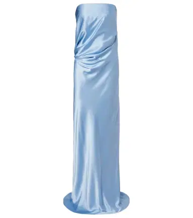 The Sei Draped silk charmeuse bustier gown | Thumbnail 1