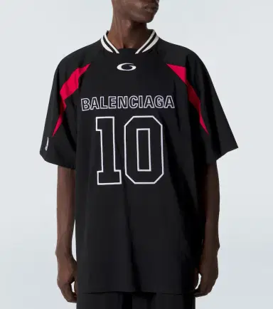 Balenciaga x NBA logo cotton jersey T-shirt | Thumbnail 2