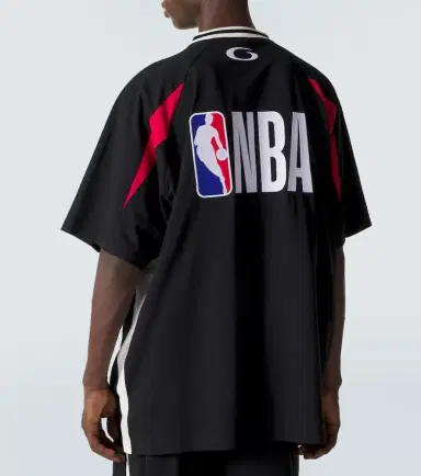 Balenciaga x NBA logo cotton jersey T-shirt | Thumbnail 3