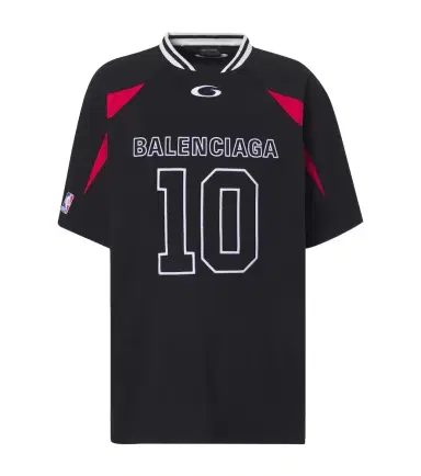 Balenciaga x NBA logo cotton jersey T-shirt | Thumbnail 1