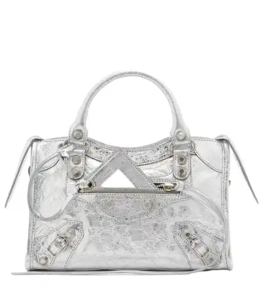 Balenciaga Le City Small metallic leather tote bag | Thumbnail 1 Balenciaga Le City Small metallic leather tote bag | Thumbnail 1