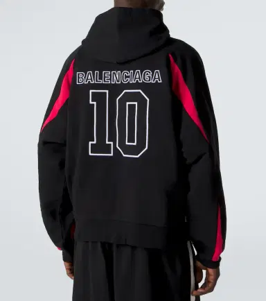 Balenciaga x NBA logo cotton fleece hoodie | Thumbnail 3 Balenciaga x NBA logo cotton fleece hoodie | Thumbnail 3