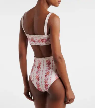 Agua by Agua Bendita Olmo floral bikini top | Thumbnail 2
