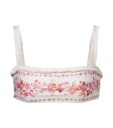 Agua by Agua Bendita Olmo floral bikini top | Thumbnail 1