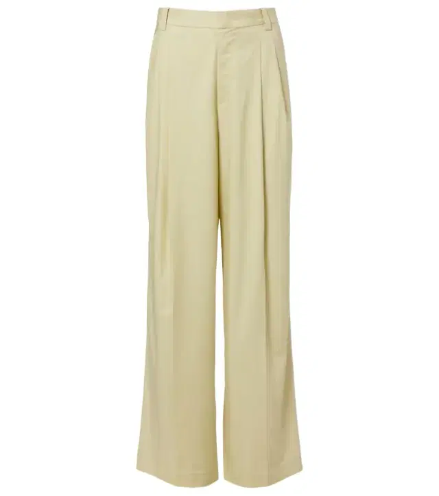 Olena pleated wide-leg pants
