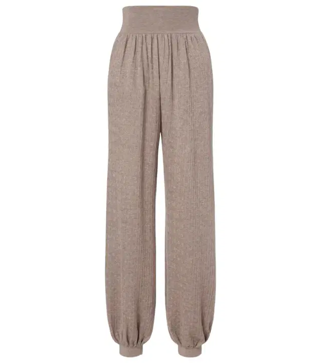 Loro Piana Cashmere and silk tapered pants