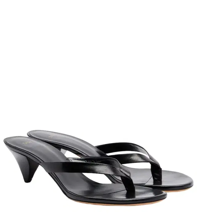 JUDE Rooty leather thong sandals