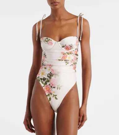 Agua by Agua Bendita Rabano floral swimsuit | Thumbnail 5