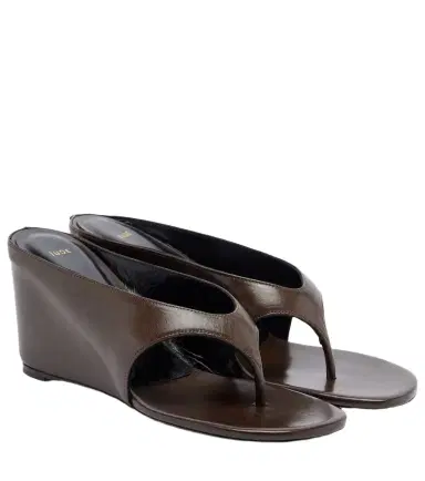 Jude Yaga leather wedge thong sandals | Thumbnail 1