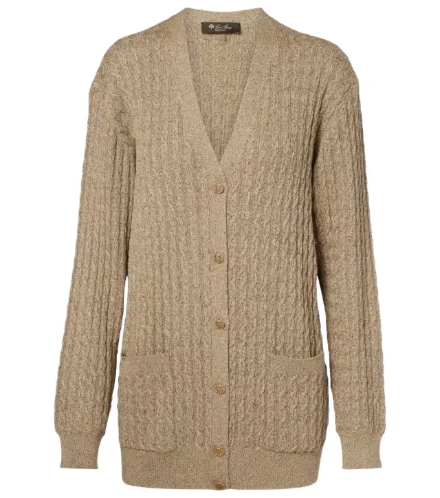 Loro Piana Bihar cable-knit cardigan