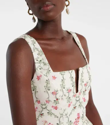 Agua by Agua Bendita Agua floral cotton minidress | Thumbnail 2