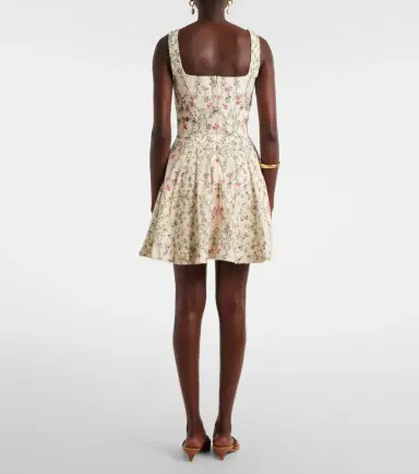 Agua by Agua Bendita Agua floral cotton minidress | Thumbnail 5