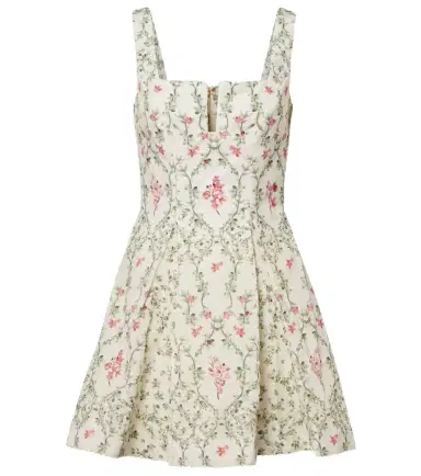 Agua by Agua Bendita Agua floral cotton minidress | Thumbnail 1