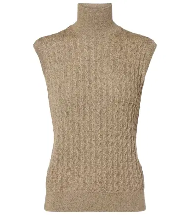Loro Piana Bihar cable-knit sweater vest | Thumbnail 1 Loro Piana Bihar cable-knit sweater vest | Thumbnail 1