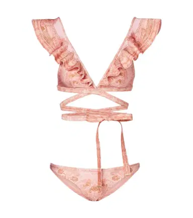 Zimmermann Como printed ruffled bikini | Thumbnail 1 Zimmermann Como printed ruffled bikini | Thumbnail 1