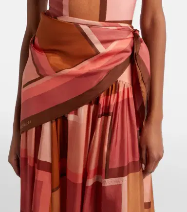 Zimmermann Como printed silk maxi skirt | Thumbnail 2