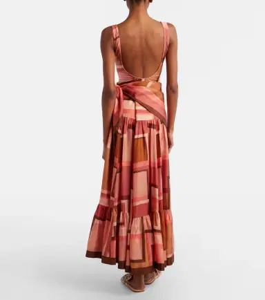 Zimmermann Como printed silk maxi skirt | Thumbnail 3