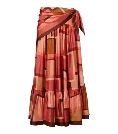 Zimmermann Como printed silk maxi skirt | Thumbnail 1