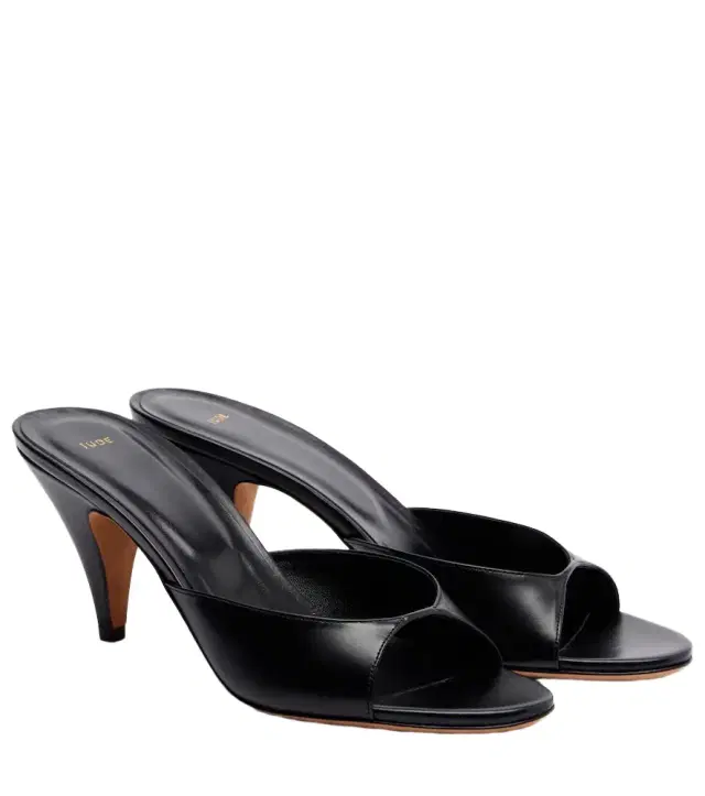 JUDE Haze leather mules