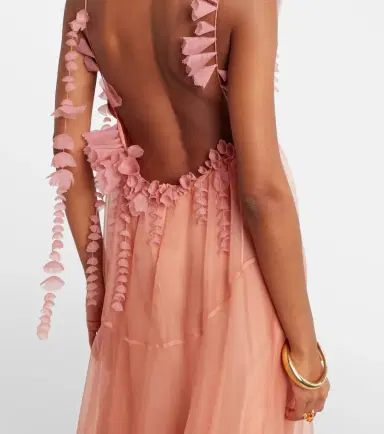 Zimmermann Como floral-appliqué silk maxi dress | Thumbnail 3