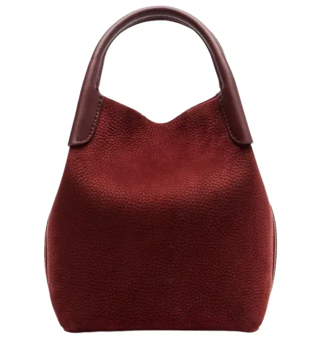 Loro Piana Bale Small leather top-handle bag