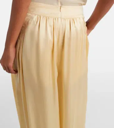 Zimmermann Como silk satin tapered pants | Thumbnail 3