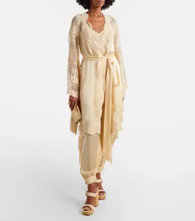 Zimmermann Como silk satin tapered pants | Thumbnail 5