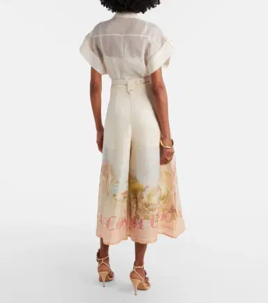 Zimmermann Como linen and silk jumpsuit | Thumbnail 3 Zimmermann Como linen and silk jumpsuit | Thumbnail 3