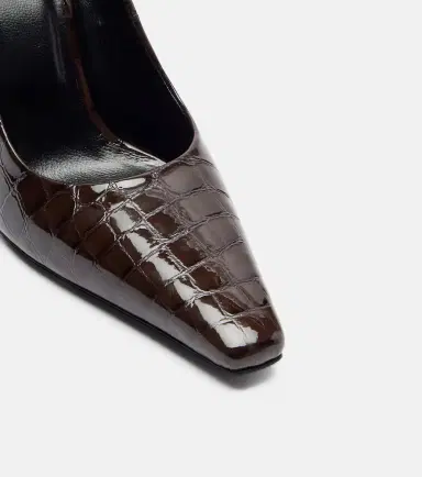 Jude Fame 105 croc-embossed leather pumps | Thumbnail 2