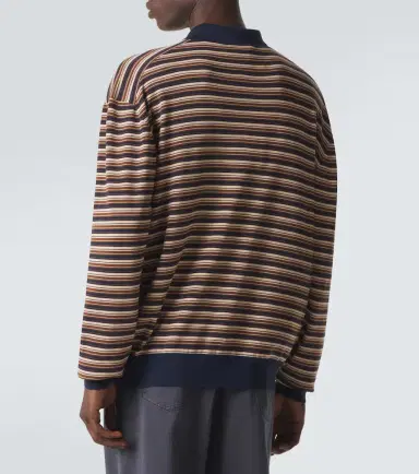 Miu Miu Striped virgin wool polo sweater | Thumbnail 2