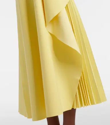 Solace London Severny draped pleated midi dress | Thumbnail 3