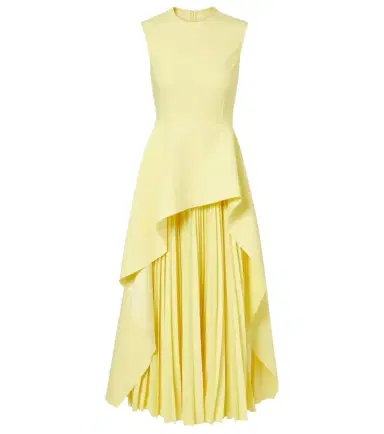 Solace London Severny draped pleated midi dress | Thumbnail 1