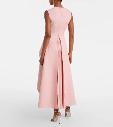 Solace London Severny pleated layered midi dress | Thumbnail 5