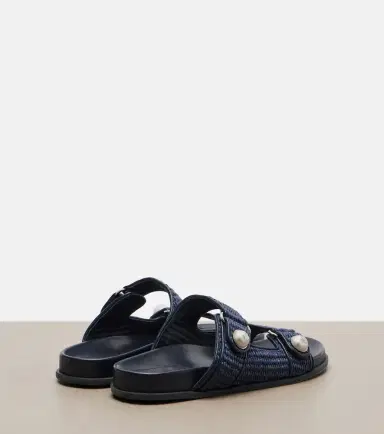 Jimmy Choo Fayence raffia-effect sandals | Thumbnail 4