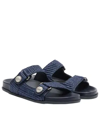 Jimmy Choo Fayence raffia-effect sandals | Thumbnail 1
