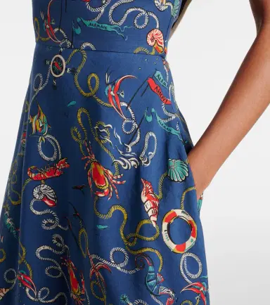 ALÉMAIS Alémais Cove printed halterneck maxi dress | Thumbnail 2