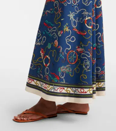 ALÉMAIS Alémais Cove printed halterneck maxi dress | Thumbnail 3